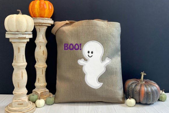 Cute Boo Ghost Applique Review for Sweatshirts