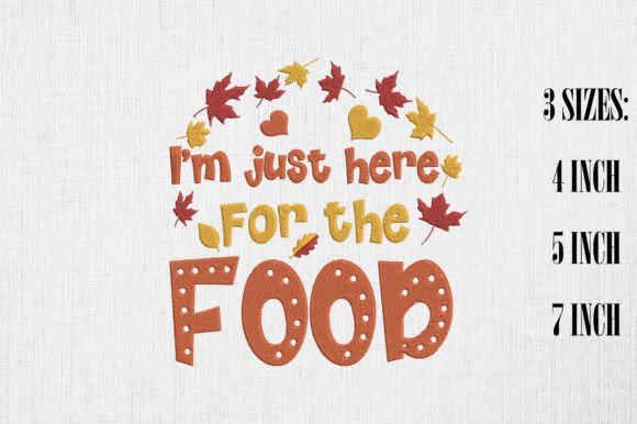 I’m Just Here for the Food Thanksgiving Design Review