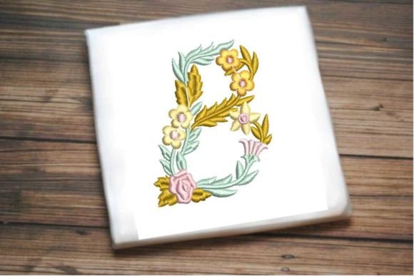 Review: Letter B in Beautiful Flower Embroidery