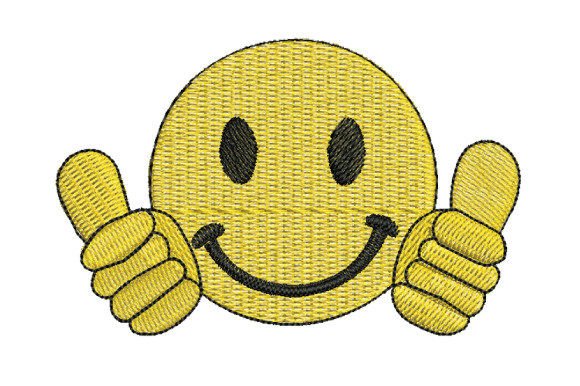 Review: Yellow Smiley Face Thumbs Up Design