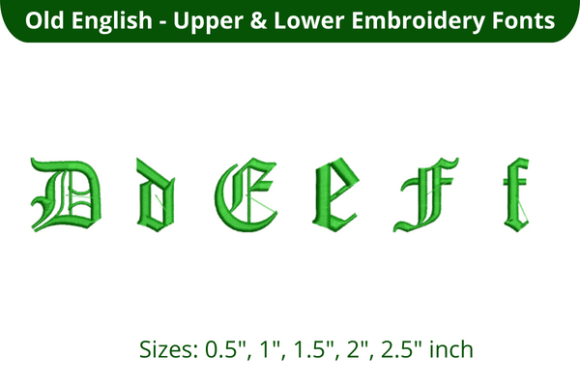 Reviewing Old English Font DEF for Boutique Sweatshirts